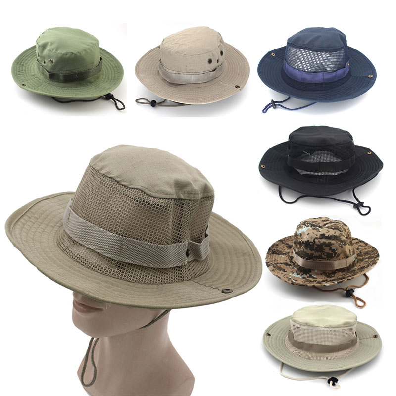 Mens Outdoor Hunting Hats - قبعة شمس مموهة للرجال والنساء ،