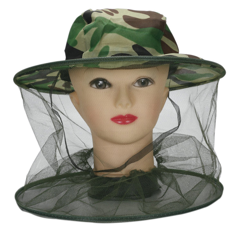 Mens Outdoor Hunting Hats - قبعة صيد مضادة للبعوض مع شبكة