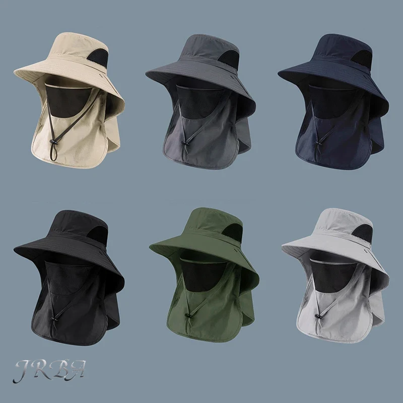 Mens Outdoor Hunting Hats - قبعات صيفية للحماية من أشعة الشمس،