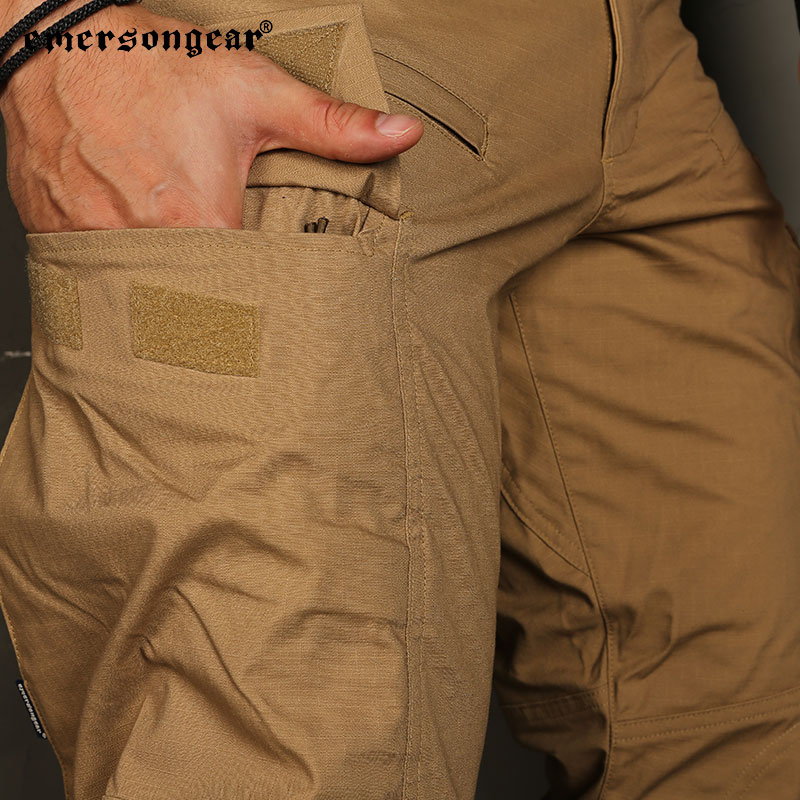 Outdoor Hunting Trousers - بنطلون قتالي Emersongear E4 للرجال، مناسب