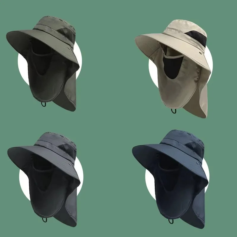 Mens Outdoor Hunting Hats - الصيف قبعات للحماية من الشمس UV