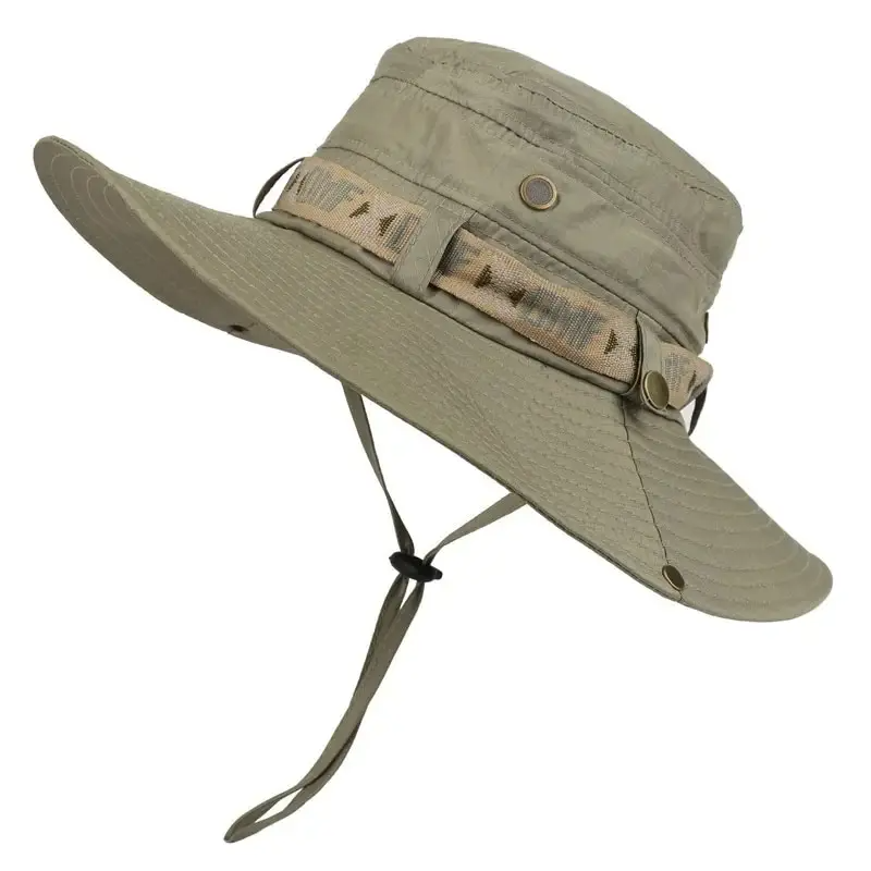 Mens Outdoor Hunting Hats - الصيف الرجال قبعة بحافة في الهواء