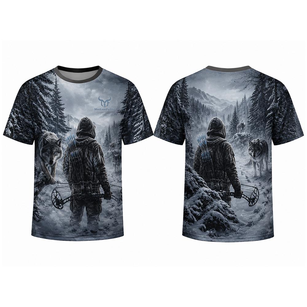 تي شيرت بطباعة ثلاثية الأبعاد  - مراجعة Outdoor Hunting Graphic Tees وسعره