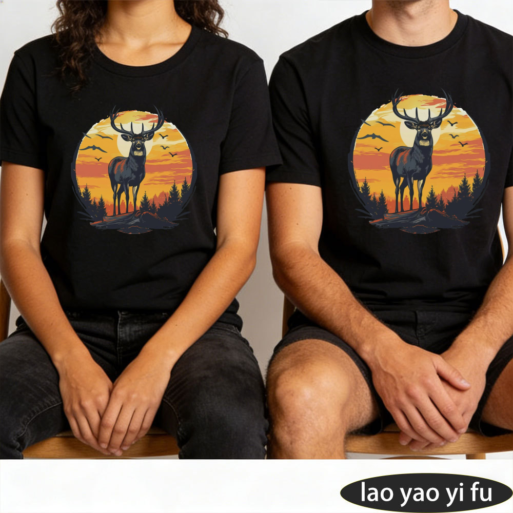 قميص رجالي صيفي قطني بتصميم غر - مراجعة Outdoor Hunting Graphic Tees وسعره