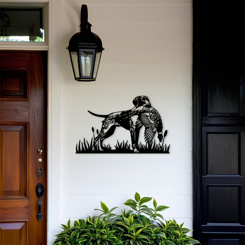 لوحة جدارية معدنية من CIFBUY ب - مراجعة Outdoor Hunting Dogs وسعره