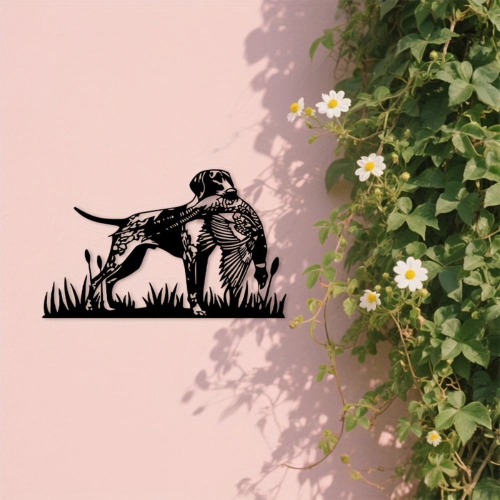 لوحة جدارية معدنية من CIFBUY ب - مراجعة Outdoor Hunting Dogs وسعره