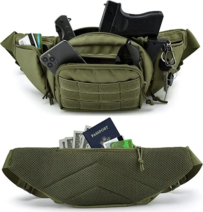 حقيبة خصر للصيد للرجال، حقيبة  - مراجعة Outdoor Hunting Bag وسعره