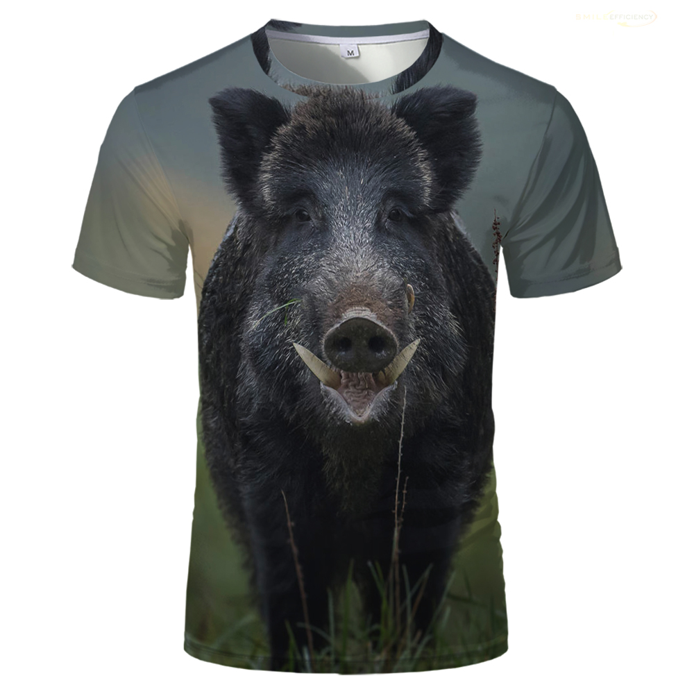 قمم رياضية كاجوال جيدة التهوية - مراجعة Outdoor Hunting Graphic Tees وسعره