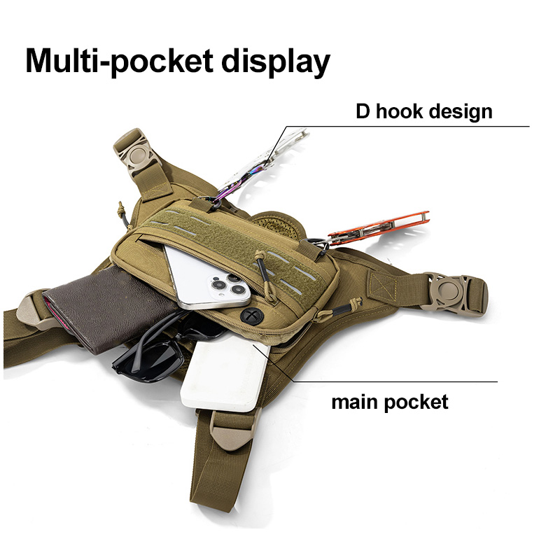 حقيبة صدر تكتيكية للتخييم والص - مراجعة Outdoor Hunting Bag وسعره