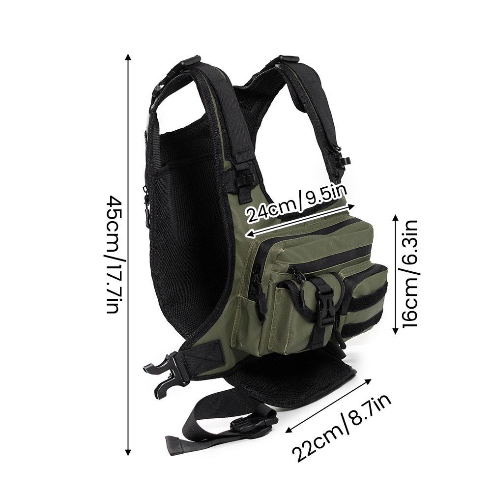 سترة تكتيكية متعددة الجيوب للأ - مراجعة Outdoor Hunting Bag وسعره