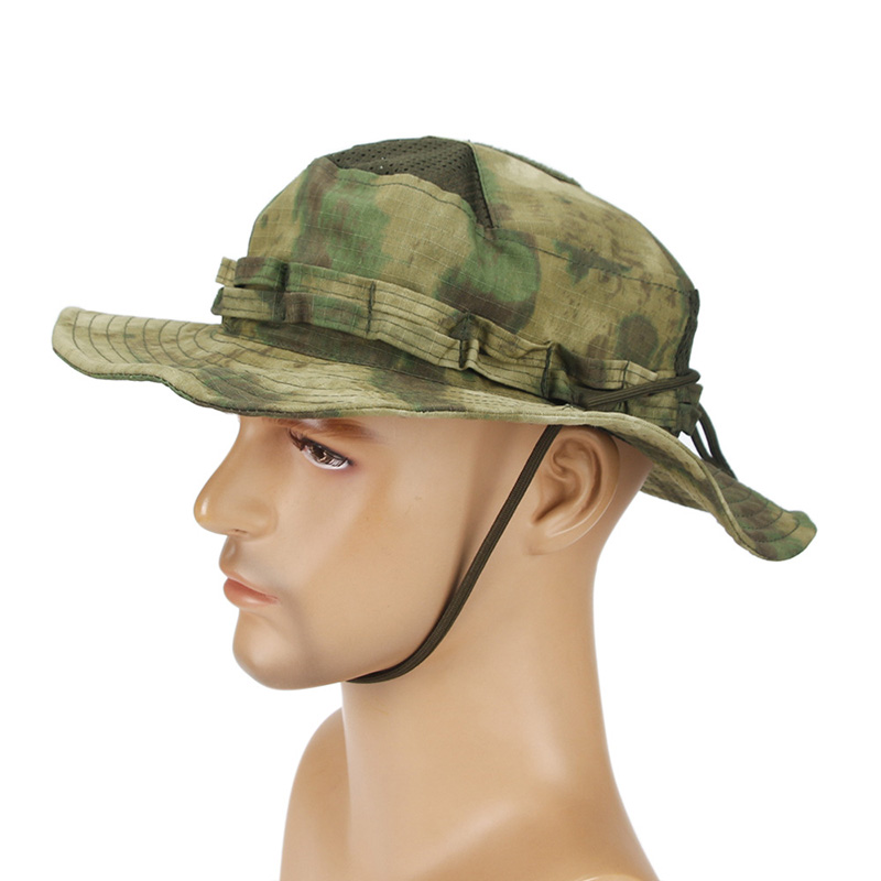 FG atacs التمويه Boonie قبعة ا - مراجعة Mens Outdoor Hunting Hats وسعره