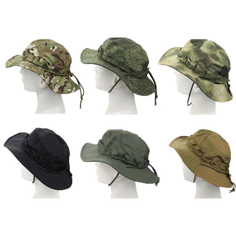 FG atacs التمويه Boonie قبعة ا - مراجعة Mens Outdoor Hunting Hats وسعره