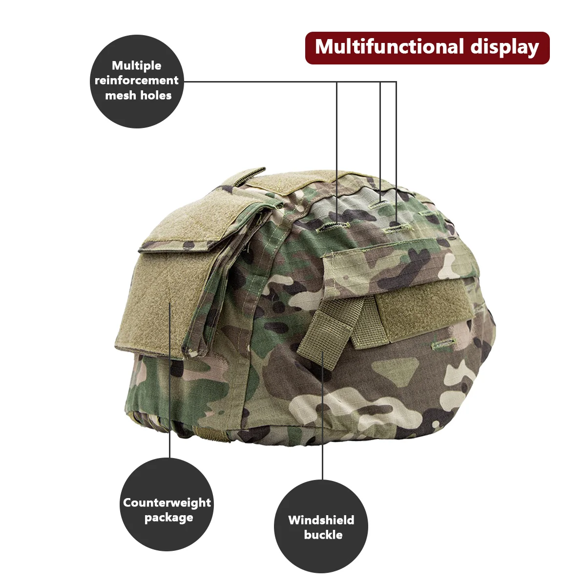 غطاء خوذة مموه لخوذات MICH 200 - مراجعة Hunting Outdoor Store وسعره