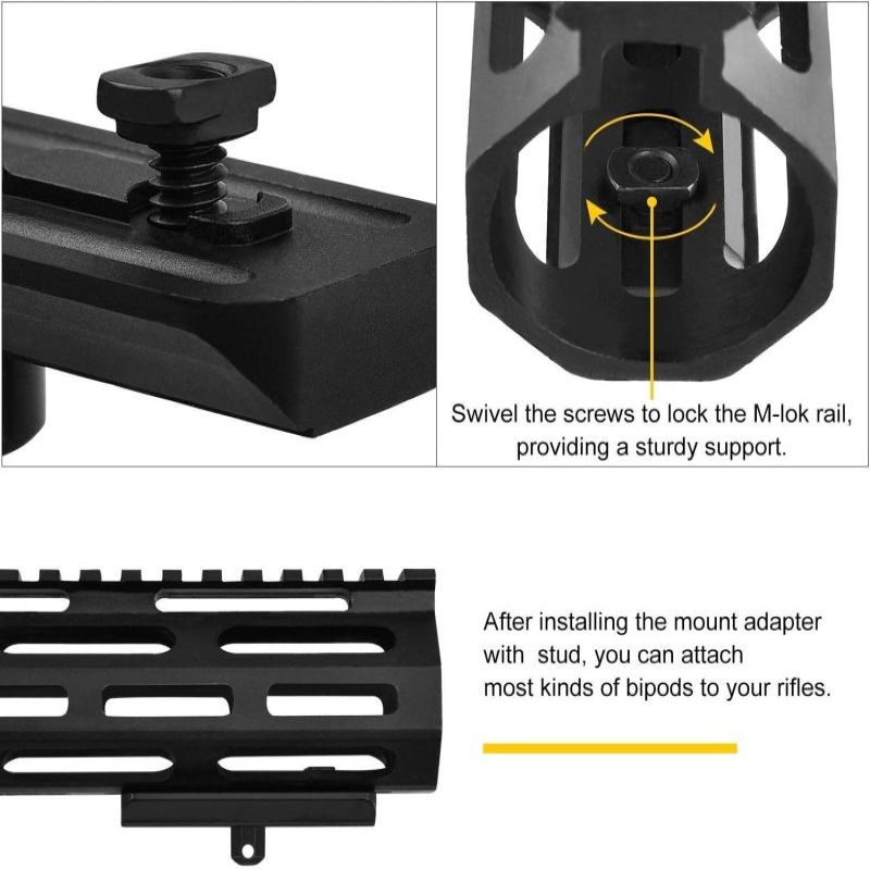 مهايئ واقي اليد من MidTen Fit  - مراجعة Bipod Rifle Mount وسعره